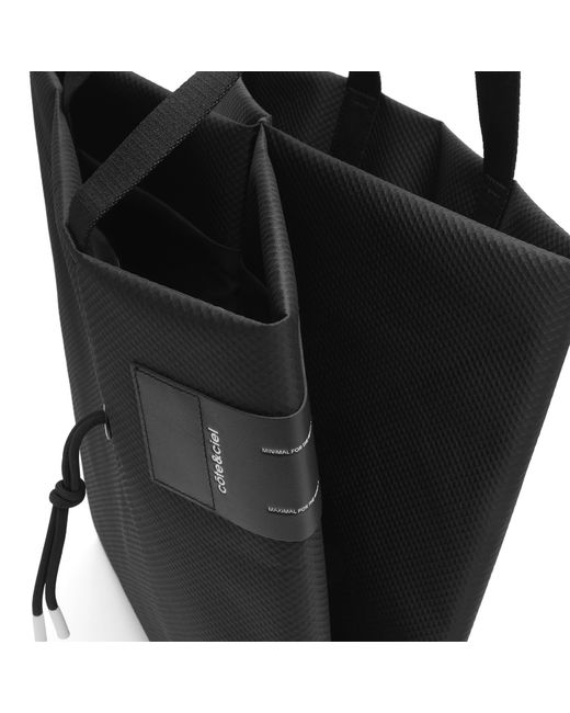 Côte&Ciel Black Satellite Tote Bag