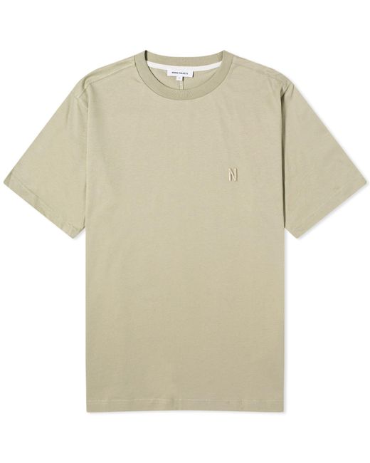 Norse Projects Natural Johannes N Logo T-Shirt for men