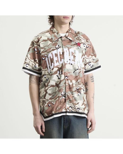 ICECREAM Brown Choc Chip Baseball Jersey for men