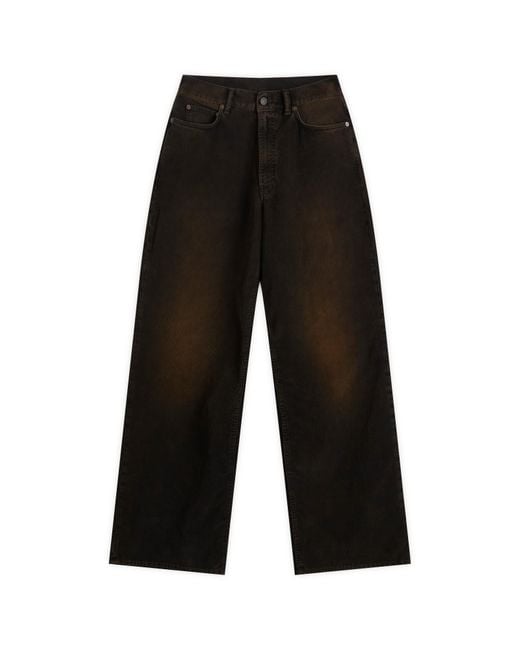 Acne Black 1981 Cord Trousers for men