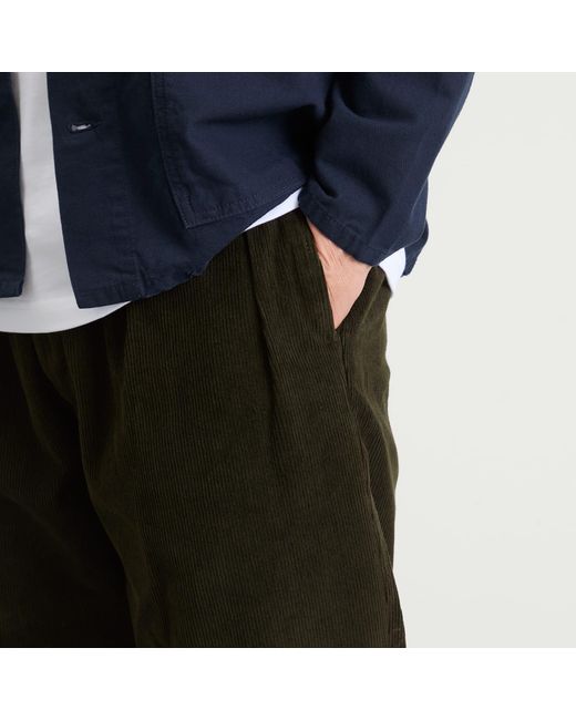 Service Works Black Corduroy Part Timer Pants for men