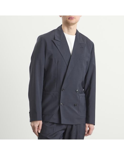 Carter Young Blue Kirk Unstructured Blazer for men