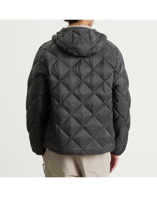 Hiking Patrol Gray Base Lt Down Hooded Jacket for men
