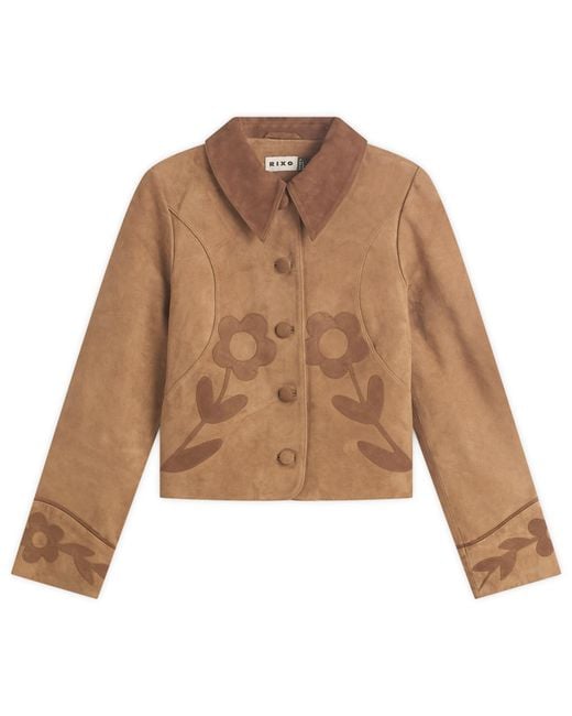 Rixo Brown Dionne Jacket