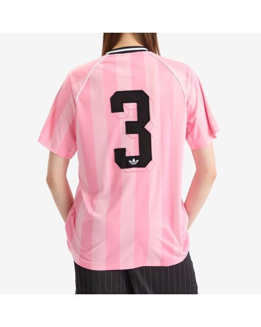 Adidas Pink Striped Jersey
