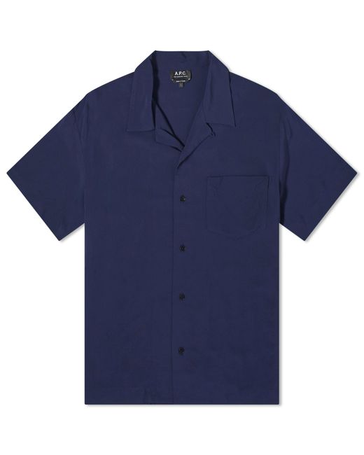 A.P.C. Blue Lloyd Vacation Shirt for men