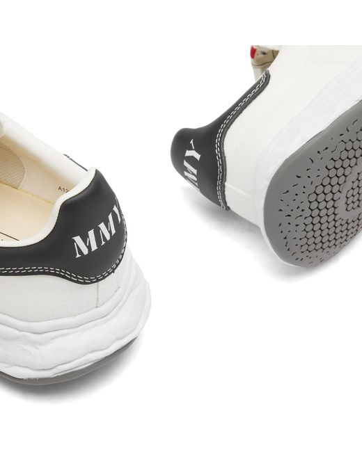Maison Mihara Yasuhiro White Charles Original Sole Low Canvas Snea Sneakers for men