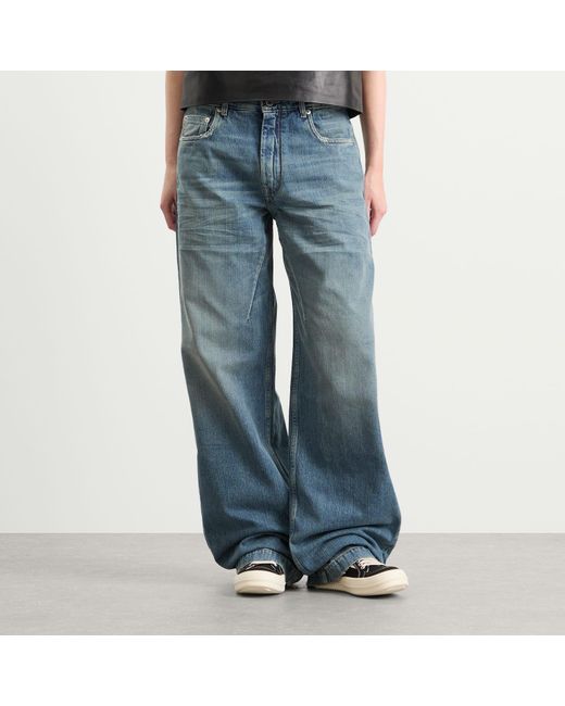 Rick Owens Blue Geth Jeans