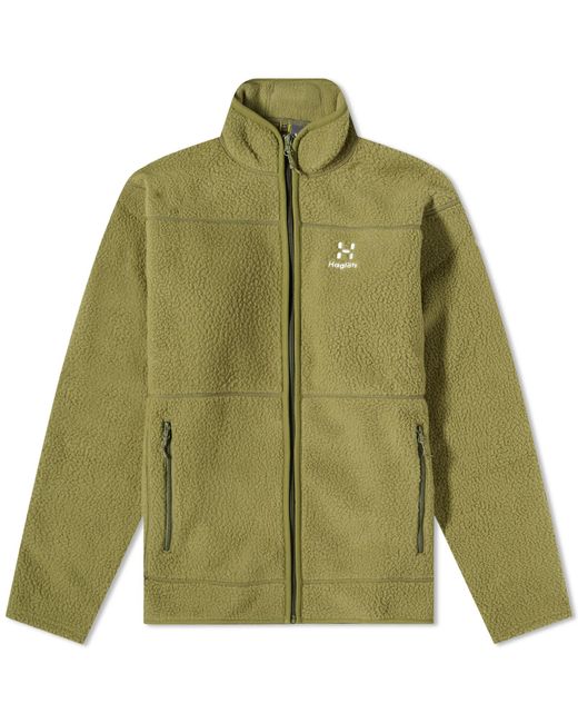 Haglöfs Mossa Pile Fleece Jacket in Green for Men | Lyst