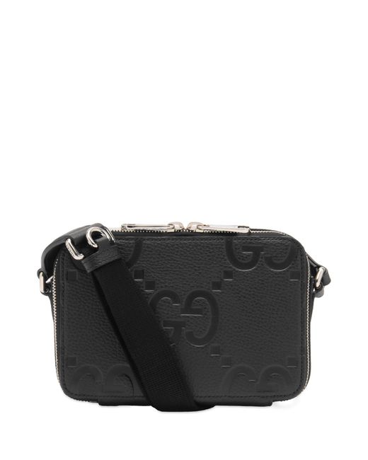 Gucci Black Gg Jumbo Leather Int 802 Mini Bag for men