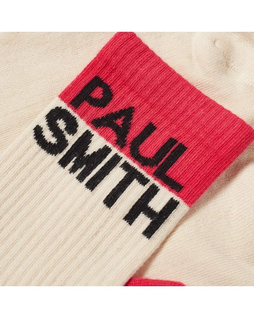 Paul Smith Natural Ps Chidi Logo Socks for men