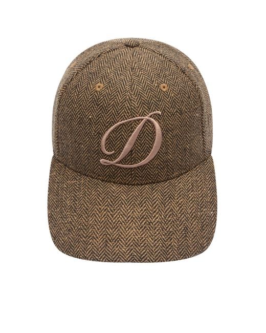 Dime Brown D Full Fit Cap for men