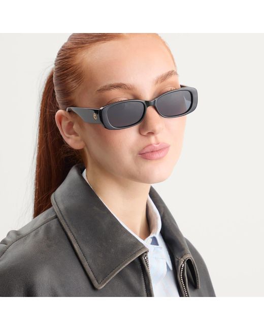 Le Specs Gray Unreal Sunglasses