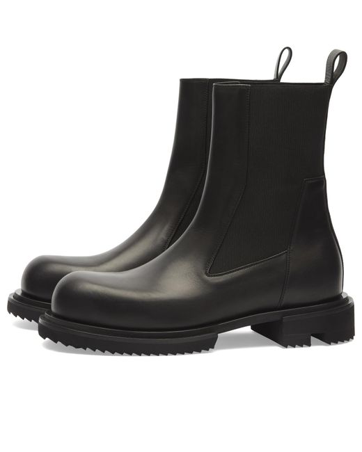 Rick Owens Black Gabe Beatle Boot for men
