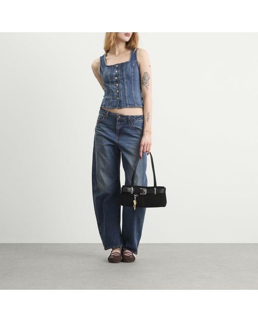 Levi's Blue Sculpted Top