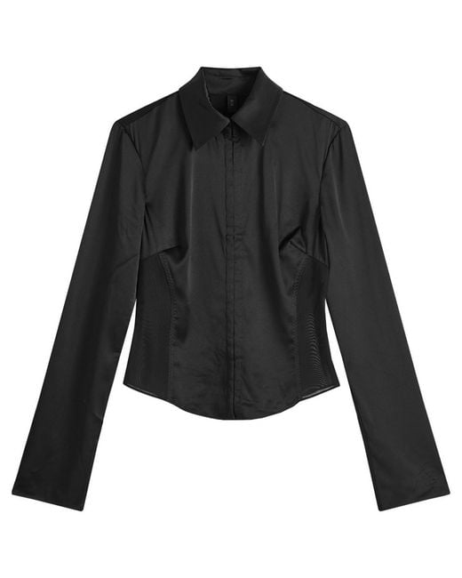 Sir. The Label Black Sonora Evening Shirt