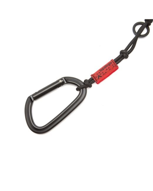 Topologie Metallic Braided Keychain