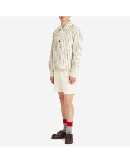 Kardo Natural Drawstring Shorts for men