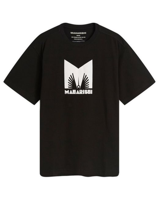 Maharishi Black Kung Fulery T-Shirt for men