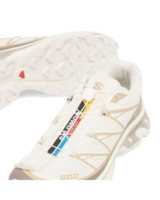 Salomon White Xt-6 Sneaker for men