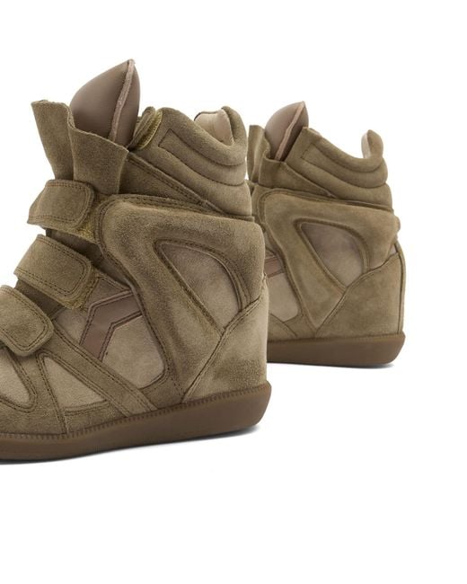 Isabel Marant Green Bekett High Top Sneakers