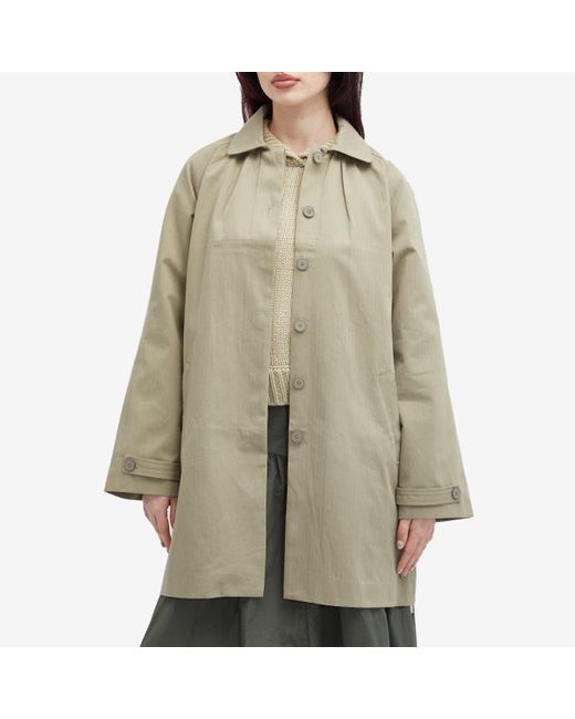 Peachy Den Green Cheri Mac Coat