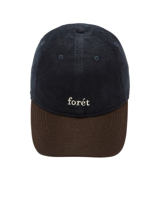 Forét Blue Hawk Corduroy Wool Cap for men
