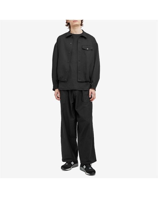 Neighborhood Wide Baker Trousers in Black for Men | Lyst
