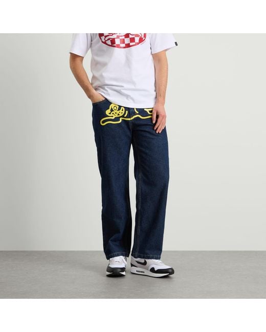 ICECREAM Running Dog Loose Straight Jeans in Blue for Men | Lyst