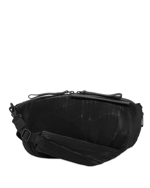 Côte&Ciel Black Orne Pleated Cross Body Bag