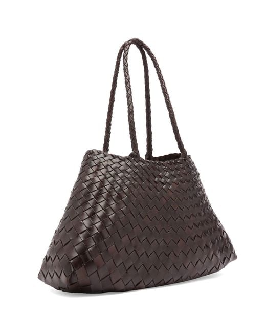 Dragon Diffusion Brown Santa Croce Large Bag