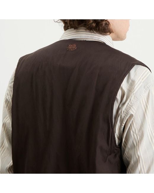 RANRA Brown Mill Viscose Cotton Vest for men