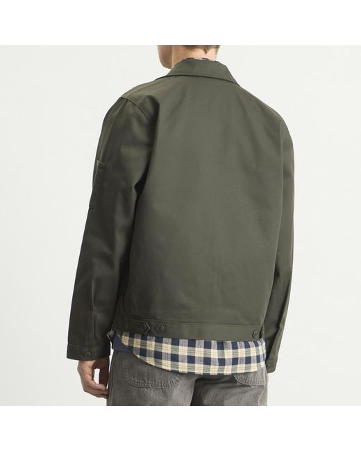 Dickies Green Unlined Eisenhower Jacket for men