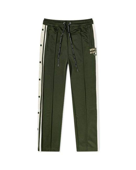 A Bathing Ape Green Jersey Track Pants for men