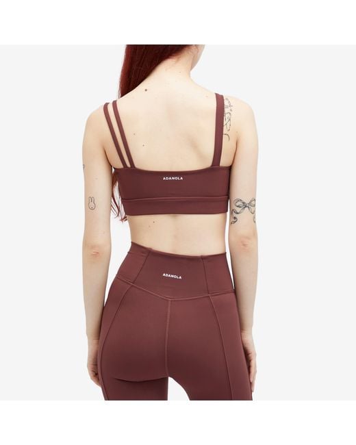 ADANOLA Purple Ultimate Double Strap Bralette