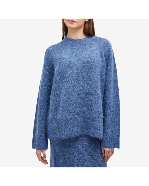 Holzweiler Blue Fure Fluffy Sweater