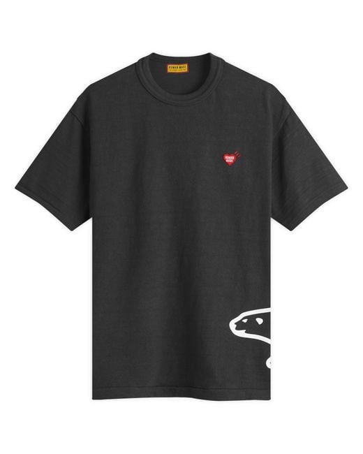 Human Made Side Polar Bear T-Shirt in Black for Men | Lyst
