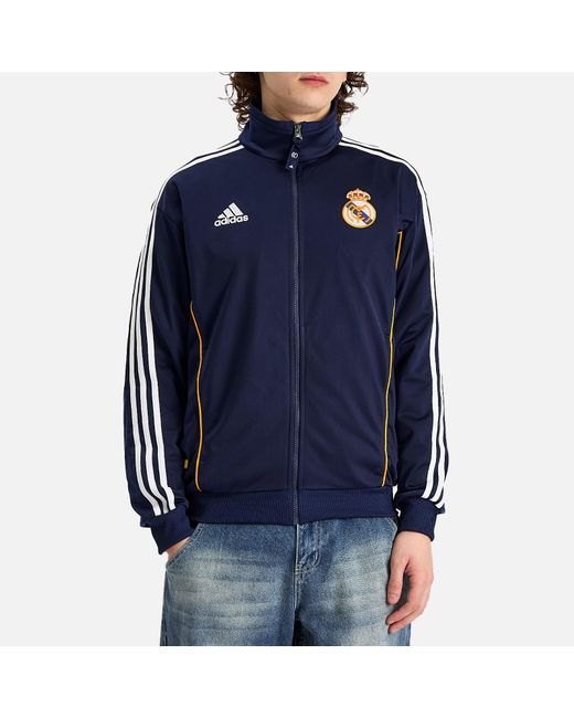 adidas Real Madrid 99/00 Track Top in Blue for Men | Lyst