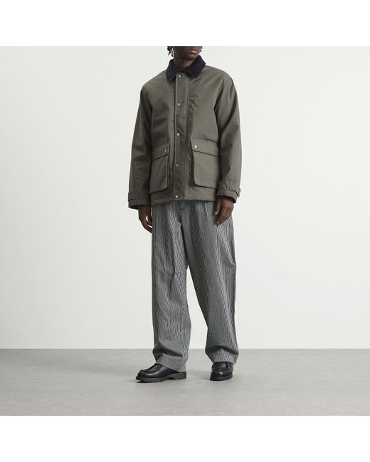 Armor Lux Green Quilted Work Jacket for men