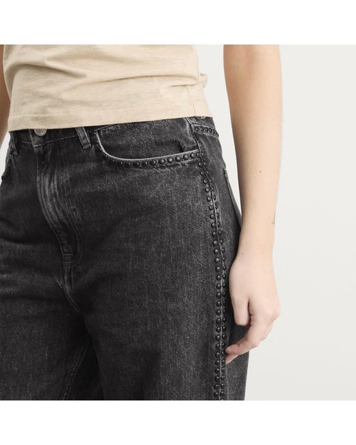 Samsøe & Samsøe Gray Sashelly Studded Jeans