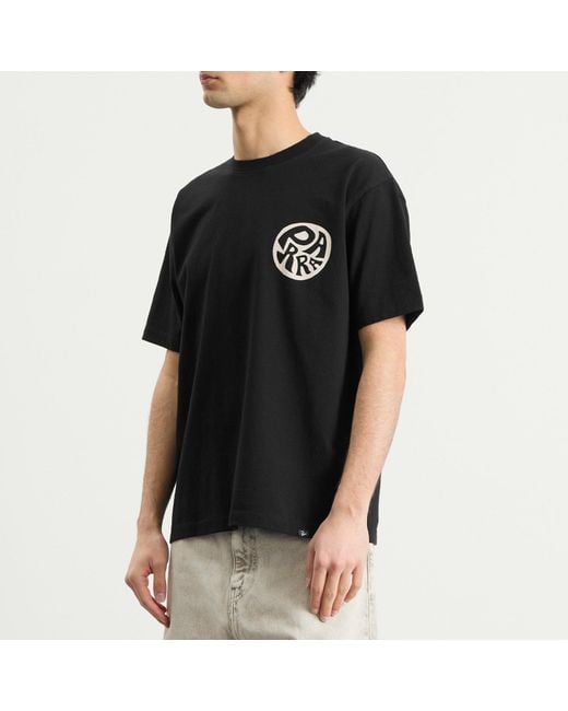 by Parra Black Play Ball T-Shirt for men
