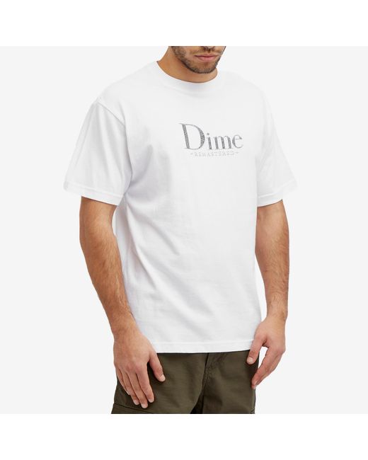 Dime White Classic Remastered T-Shirt for men