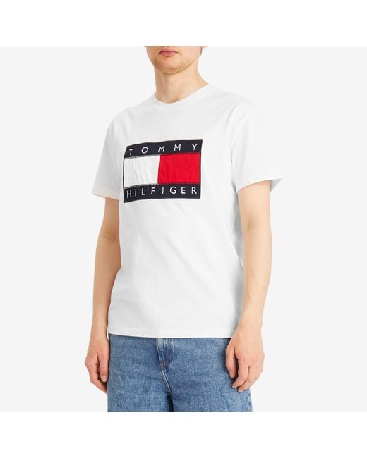 Tommy Hilfiger White Gi Sailing Flag T-Shirt for men