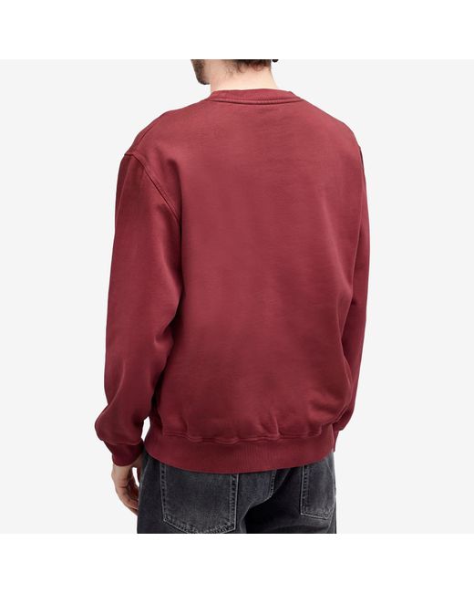 by Parra Red Fire Lemon Sweatshirt for men