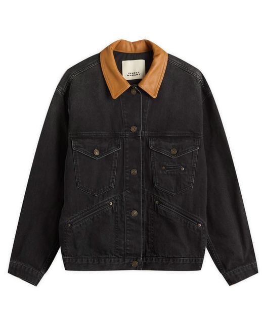 Isabel Marant Black Petunia Denim Jacket
