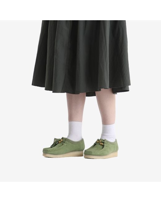 Clarks Green Wallabee