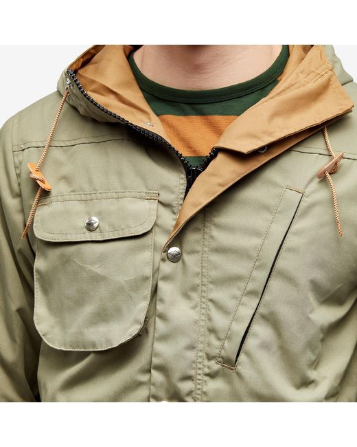 Battenwear Green Travel Shell Parka Jacket for men
