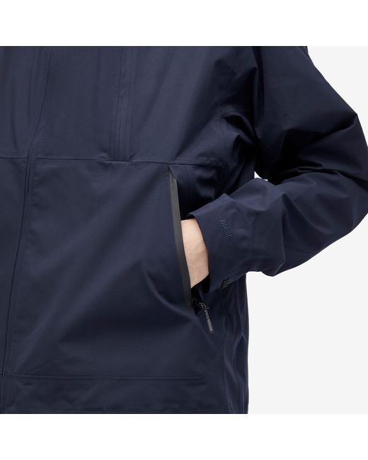 Norse Projects Blue Arktisk 3L Waterproof Shell Jacket for men