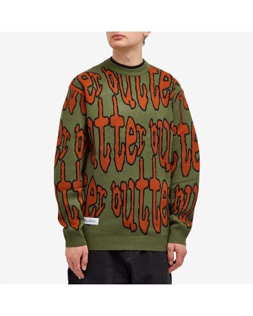 Butter Goods Multicolor Frenzy Knit Jumper for men