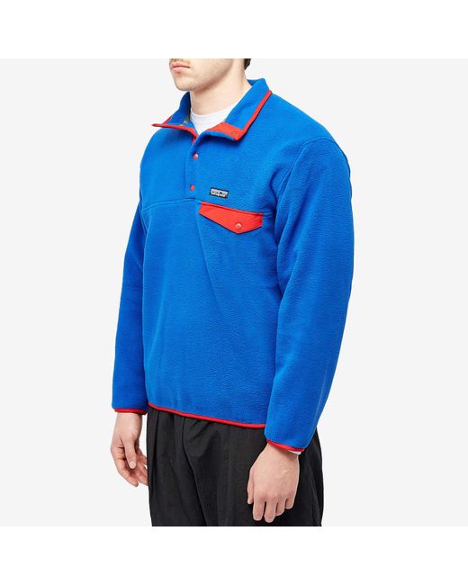 Patagonia Blue Synchilla Snap-T Pullover Fleece Passage for men